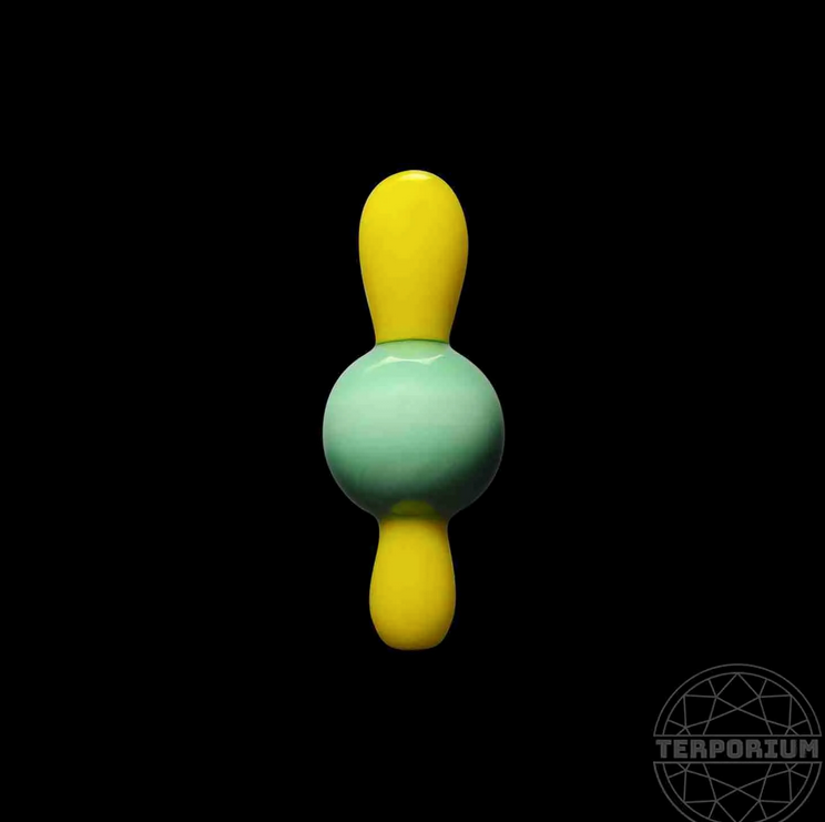 Mint and Roswell Top Cap by ABMP Glass