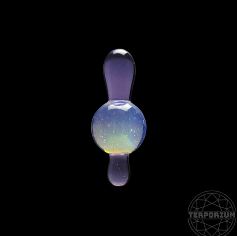 Ghost and Purple Rain Top Cap by ABMP Glass