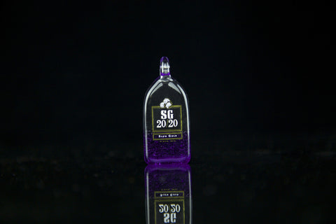 Slum Gold Purple 20/20 Bottle Pendant w/Chain